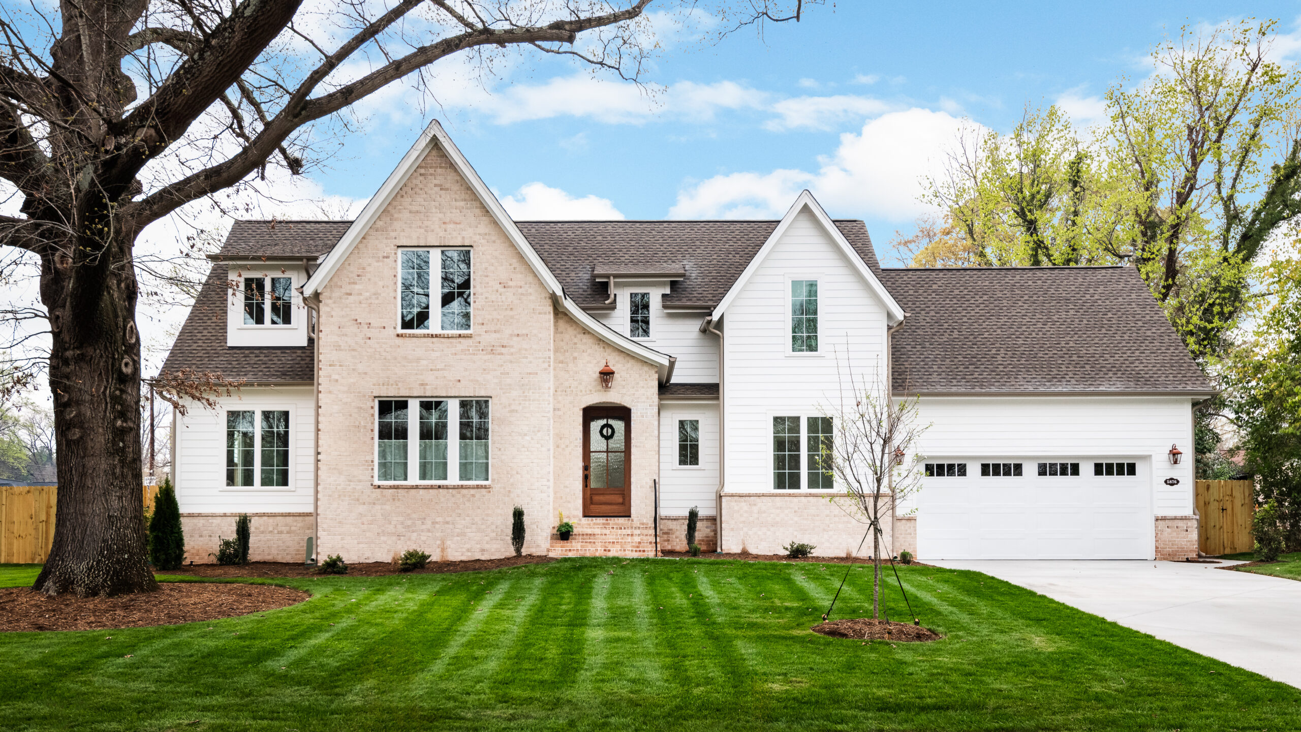 Move-in-ready luxury home in Charlotte, NC with custom exterior design